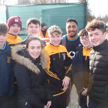 Junior Rugby Team Visit Ireland Training