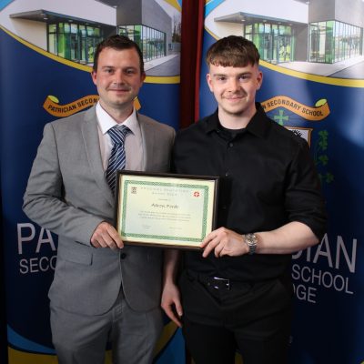 P.E.: Aaron Forde with Mr Quinn