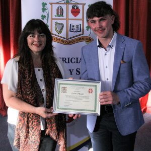 Parents' Association: Dylan O'Keeffe with Roisin Malone